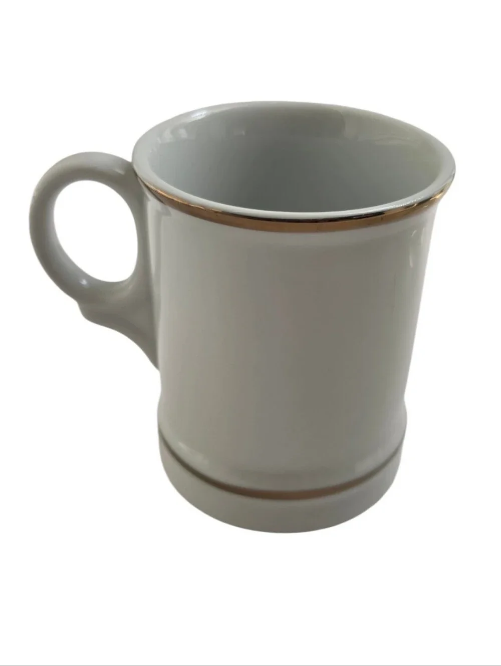 Williams Sonoma Gold Monogram F Mug Discontinued 4.5